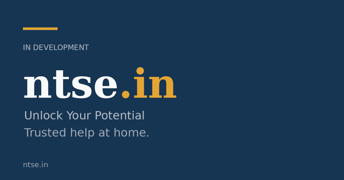 Link preview image for ntse.in